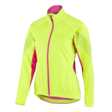 bulk sale women cycling jacket with reflective strips